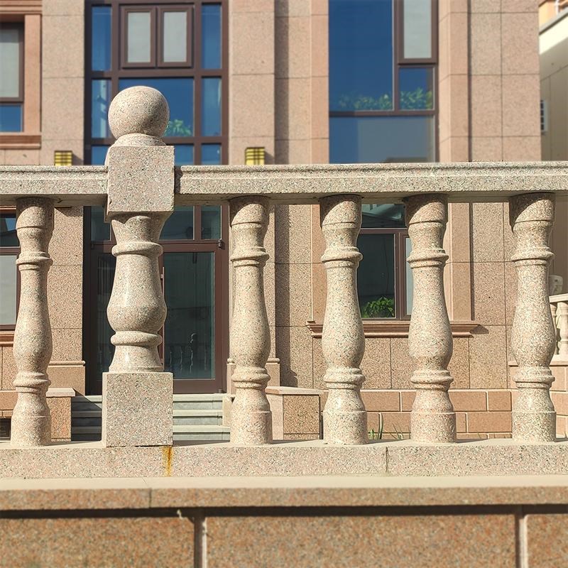 大理石阳台护栏石栏杆户外别墅扶手石柱子花瓶石材围栏花岗岩庭院