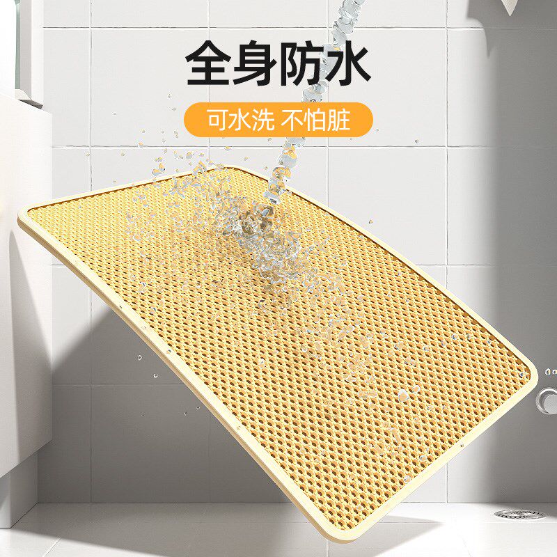 猫砂垫猫砂盆防外溅垫猫咪防带出控砂垫猫垫子厕所漏沙垫猫咪用品