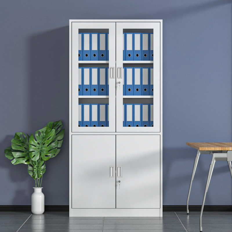 办公室铁皮文件柜大器械柜带抽屉车间工具柜收纳柜储物放书柜子