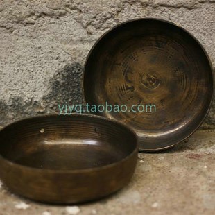 手工精制12公分青铜小马罗12CM小云锣 铜锣小锣青铜锣 铛铛单打锣