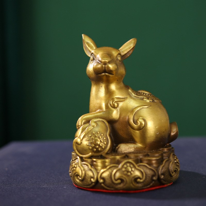 纯铜狗西北化角缺解房屋铜猪虎老鼠小铜鸡吉12生肖金猪摆件的祥