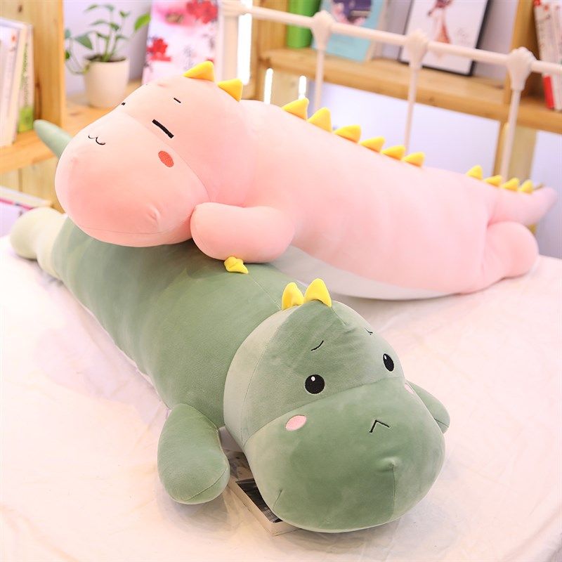 可爱趴趴恐龙毛绒玩具公仔大号女孩抱着睡觉抱枕侧睡夹腿长条抱枕,玩具/童车/益智/积木/模型,毛绒/玩偶/公仔/布艺类玩具,淘宝优惠券,粉丝福利购,淘宝优惠卷