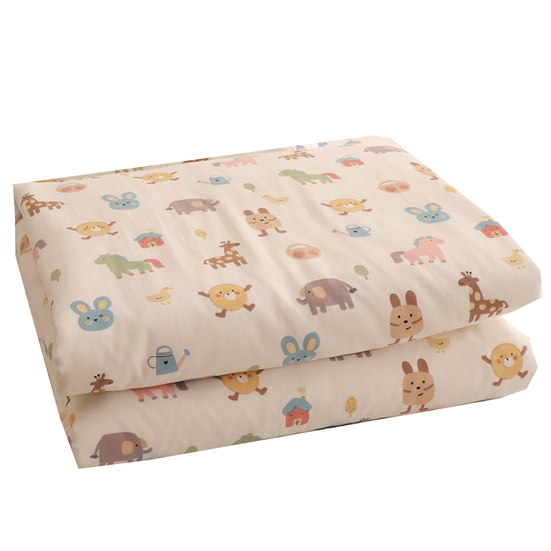 小马驹双层纱宝宝儿童幼儿园单双人被套单件全棉被罩150x200 - 封面