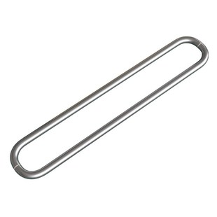 极简约有无框玻璃门大拉手加厚不锈钢商铺办公室实木门长把手红色