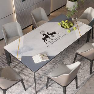 餐桌垫防油防水茶几桌布桌垫欧式高级感免洗防烫皮革桌面保护垫子