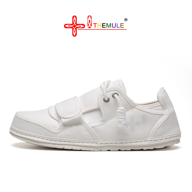 丑萌帆布鞋女ins小n白鞋小众丑鞋男潮流百搭大码女鞋41-43宽肥脚