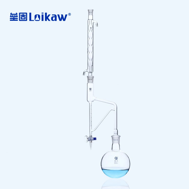垒固 挥发油测定器磨砂口挥发油测定器轻油提取器挥发油量管5ml10