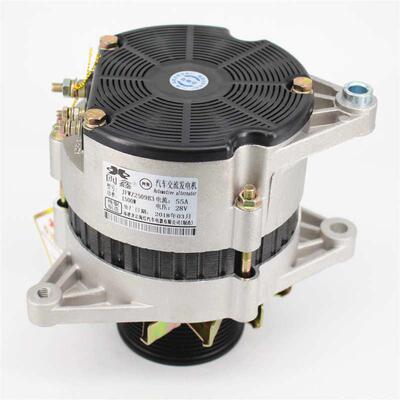汽车发电机 24V大功率JFWZ2509B八槽PK80内调1500W适用于玉柴4108