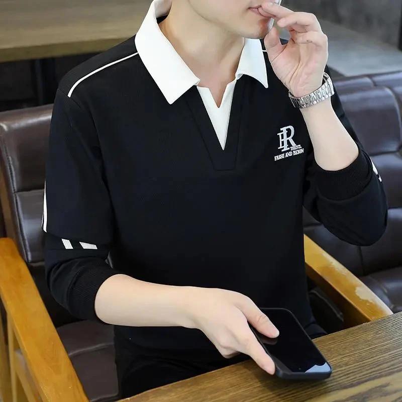 华珍饰佩鞋服专营高档卫衣男士长袖休闲L潮流刺绣圆领百搭上衣