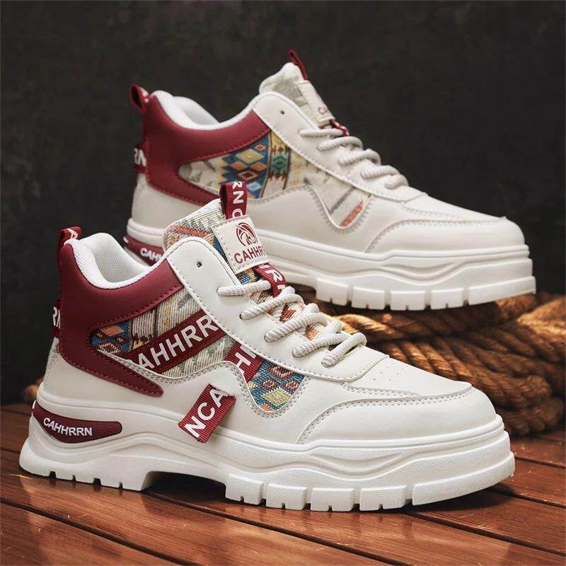 塔弗森商务男装专卖马丁靴男鞋秋冬季百搭运动增高防滑潮流休闲鞋