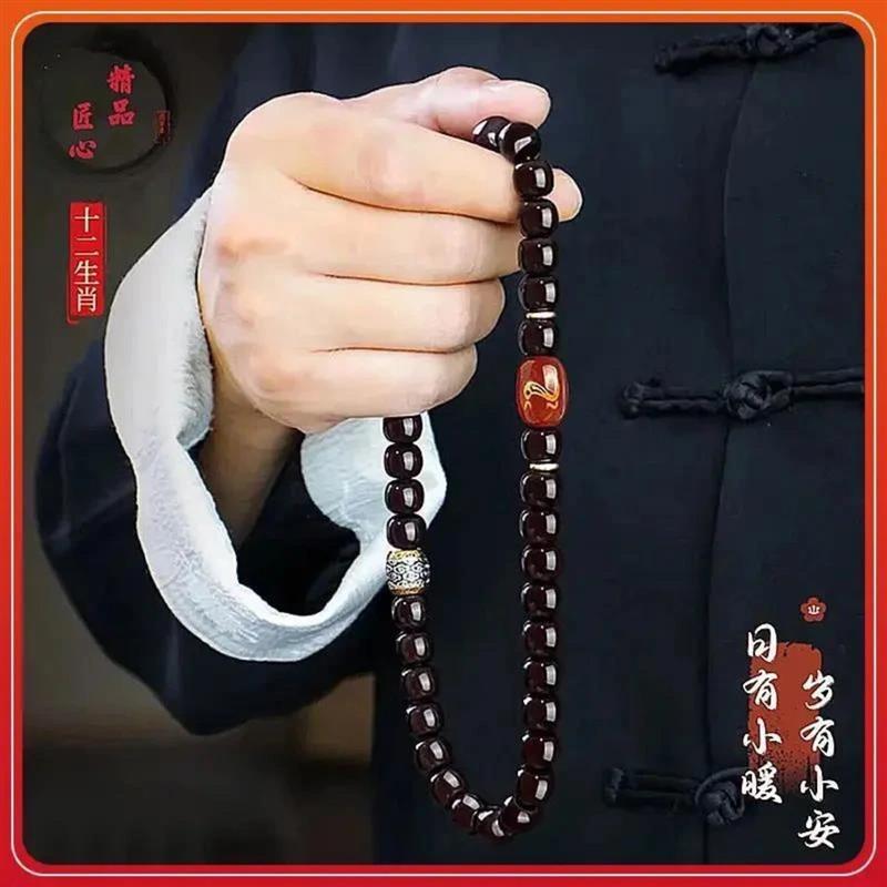 柒玥轻奢精品2菩提双圈手串时尚复古轻奢文玩老料L3