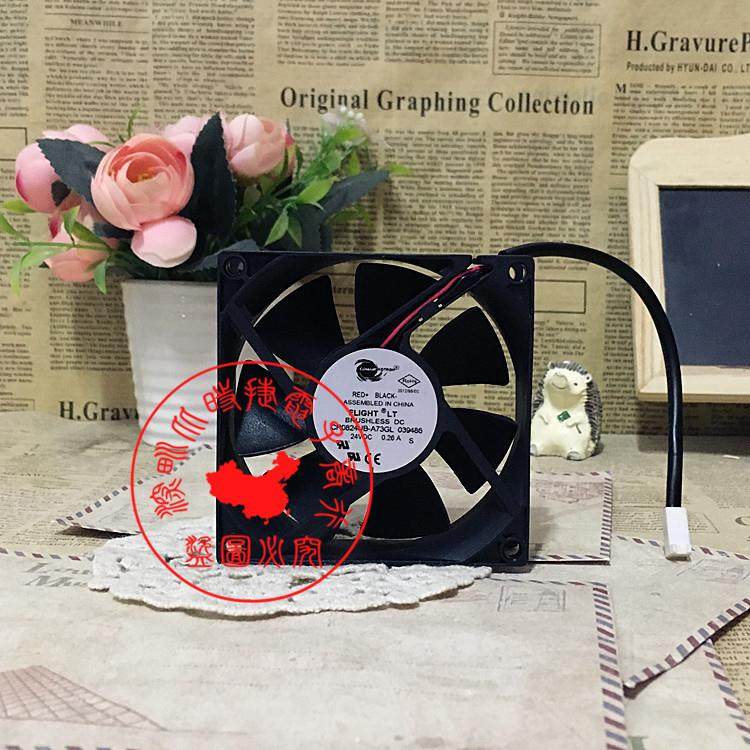 原装 FLIGHTLT CR0824UB-A73GL 24V 0.26A 散热风扇风机8CM