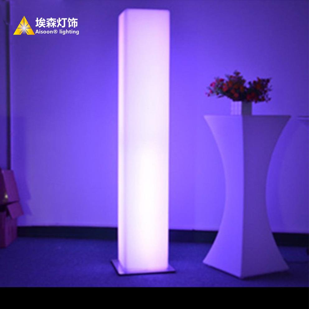 埃森LED发光立柱落地灯酒店酒吧立柱落地灯婚庆开业立柱落地灯