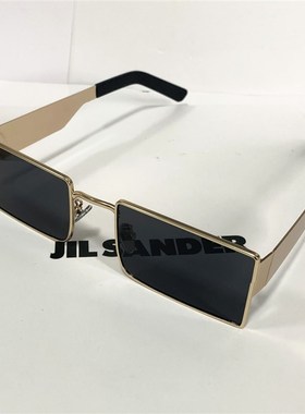 个性长方形四方墨镜金属宽腿嘻哈欧美街拍复古太阳T眼镜男潮流网