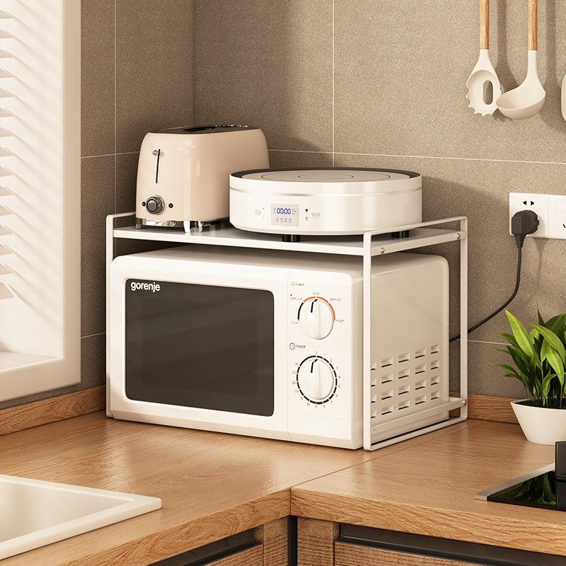 厨房放微波炉架子的置物架烤箱台面新款电L饭锅一体家用微波炉架,厨房/烹饪用具,微波炉置物架,淘宝优惠券,粉丝福利购,淘宝优惠卷