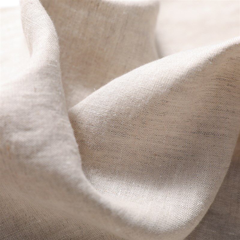 意式奢华老钱风202m5夏季新款男士慵懒风100%亚麻宽松直筒长裤113