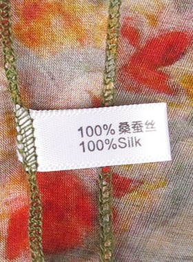 橙色小方巾丝f巾女2024新款碎花中国风春秋纱巾100%桑蚕丝真丝围