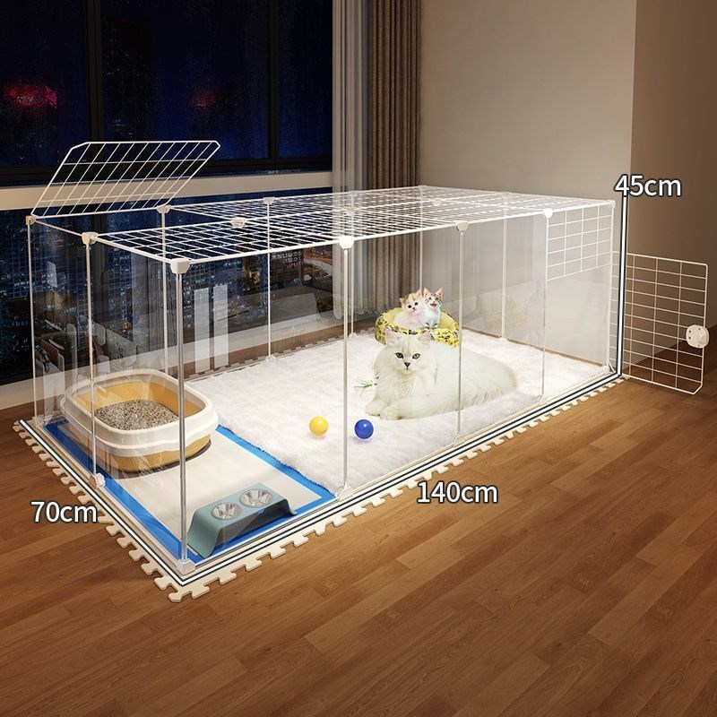 猫笼子家用室内猫围栏栅栏猫y咪产房专用隔离阳台养猫神器猫别墅