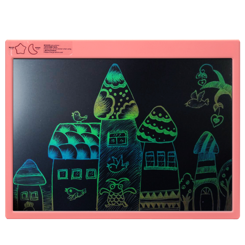 16寸彩色儿童液晶手o写板充电画板磁性电子写字板涂鸦黑板宝宝益
