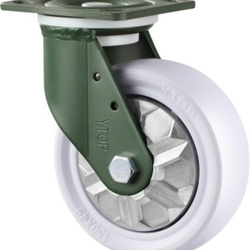 YTOP卓烨锰钢脚轮21E重型尼龙zPP轮4寸万向轮5寸6寸8寸刹车轮定向