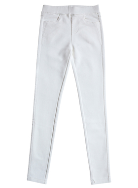 新款冬季弹力魔术外穿打底裤女白色加绒20L21春秋高腰紧身小黑裤