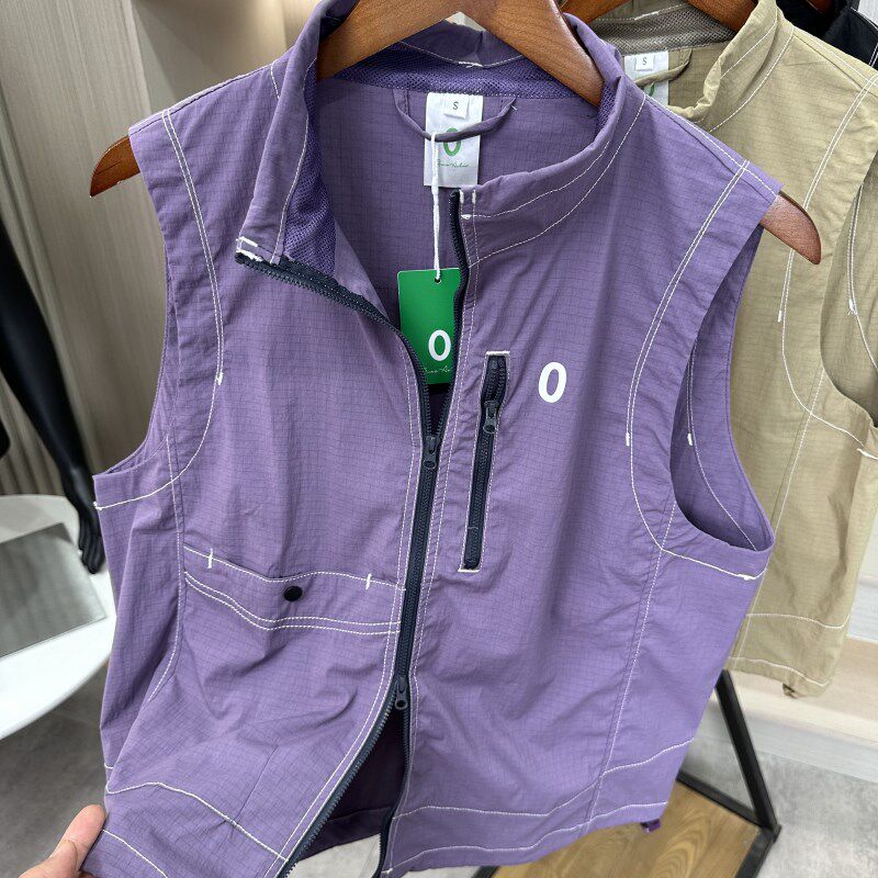 时尚户外山系休闲潮n流马夹立领防泼水轻便怄气拉链无袖背心马夹