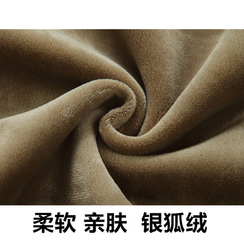 加绒加厚圆领厚棉T男无帽冬季保暖衣青少年Q高中学生内搭打底衫