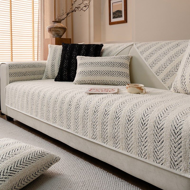 【唯蒂妮】轻奢风冬季p毛绒沙发垫四季通用加厚坐垫子高档保暖套,居家布艺,沙发垫,淘宝优惠券,粉丝福利购,淘宝优惠卷