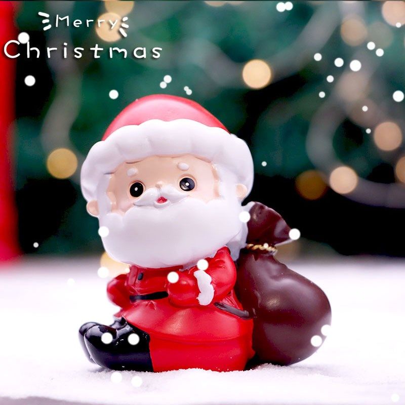 创意桌面圣诞节装饰摆件卡通圣诞老人雪人树布置氛围道具饰品礼物