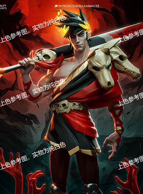 独家gk白模哈迪斯 扎格列欧斯3d打印模型白模上色练习高颜值