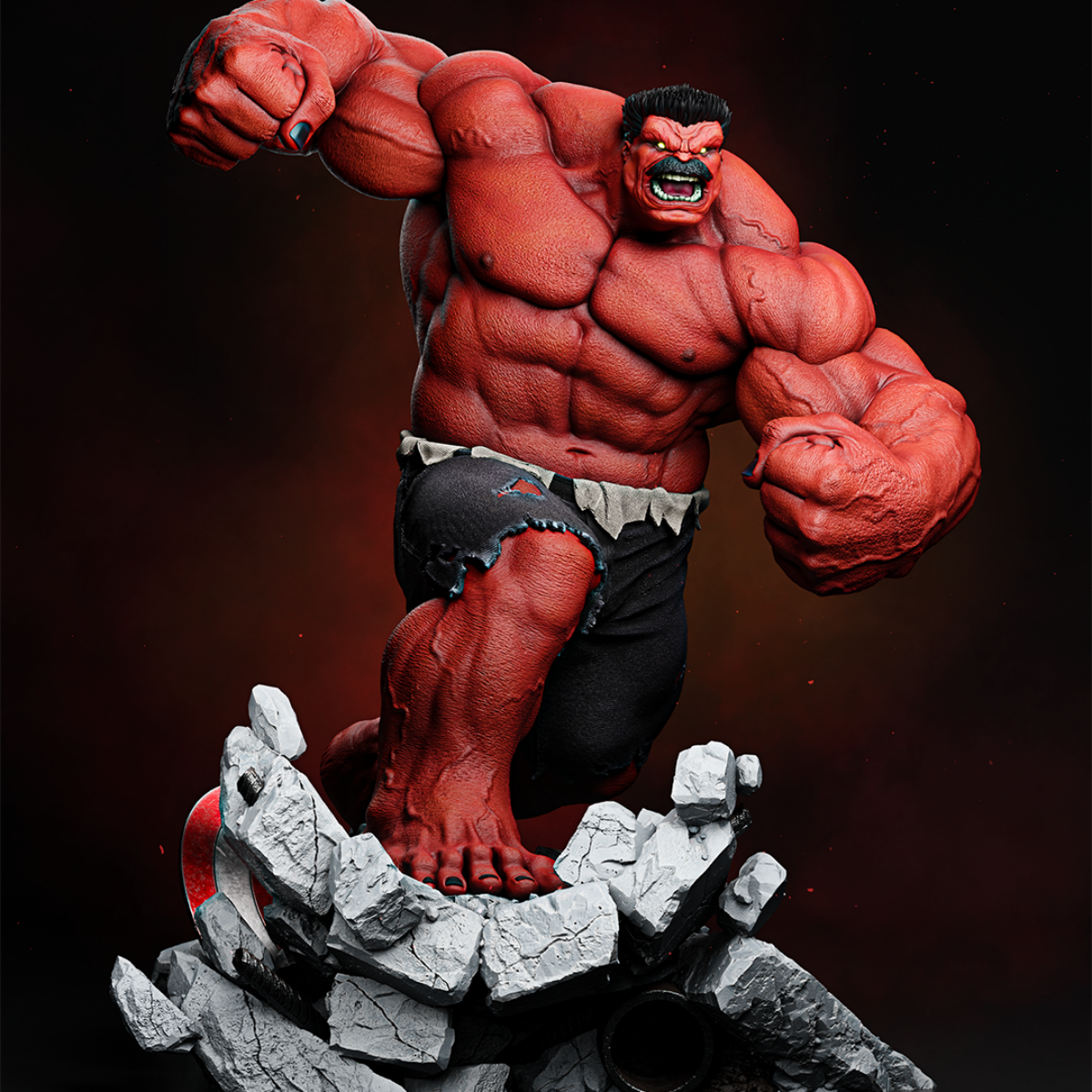 独家gk白模漫威 鸿客3d打印模型白模上色练习高颜值