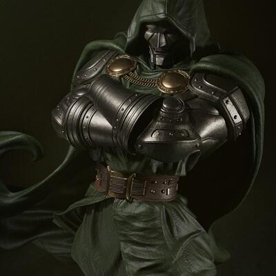 独家gk白模漫威神奇四侠毁灭博士3d打印模型白模上色练习高颜值