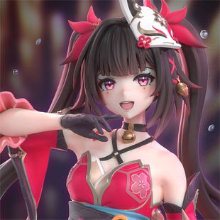 1/10崩坏星穹铁道 花火gk白模3d打印模型白模上色练习高颜值