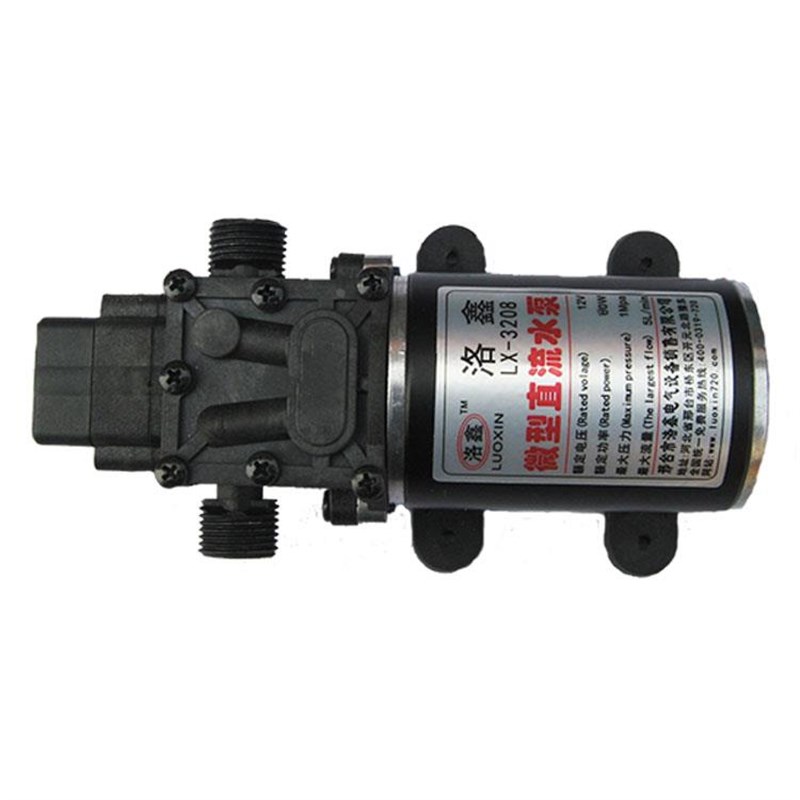 热销直流12V高品质电动高压洗车微型抽水泵带电源220v家用自吸增