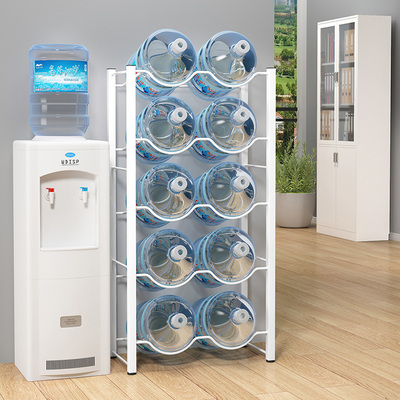 热销水桶架桶装水支架落地纯净水桶放置架办公室存放矿泉水收纳架