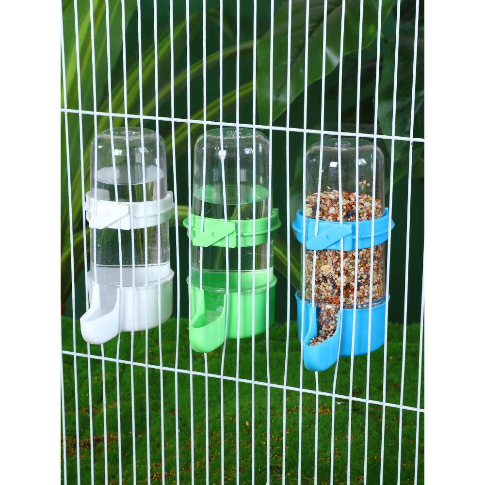 鸟用饮水器自动喂食器鹦鹉鸟笼配件用品用具喂水下料器喝水鸟食盒
