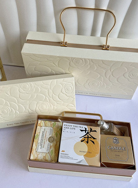 小众高级轻奢手提法式结婚订婚宾客喜糖盒子生日礼物伴娘伴手礼盒