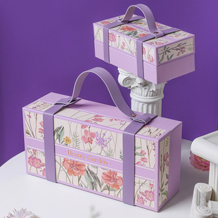 2025结婚伴娘宾客伴手礼盒手提喜糖盒高级感轻奢小众生日礼物盒子