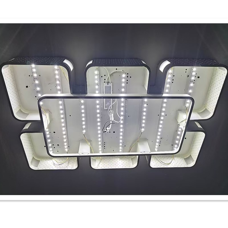 led灯条不规则长短吸顶灯带52cm22cm替换客厅灯长方形灯芯片三色