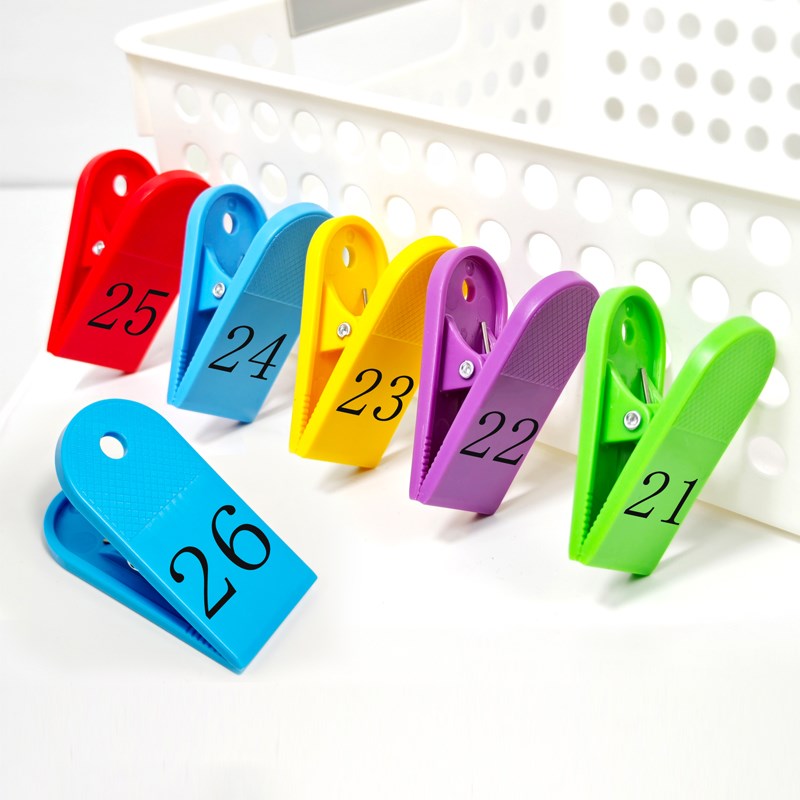 麻辣烫号码牌数字夹子餐厅餐饮上菜叫号记号编号寄存洗浴鞋夹定制