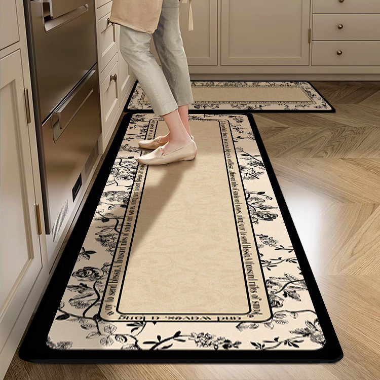 厨房地垫矽藻泥软垫门口吸水吸油耐脏家用防滑脚垫2023新款长条垫