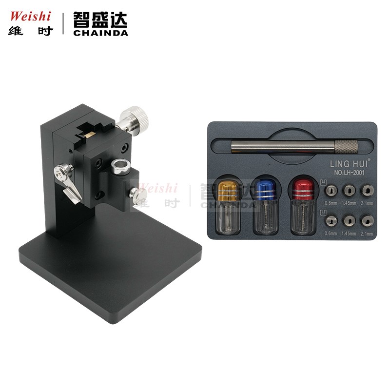修表工具精密双用起针架压针器起针器手表针台式固定器无痕取针钳