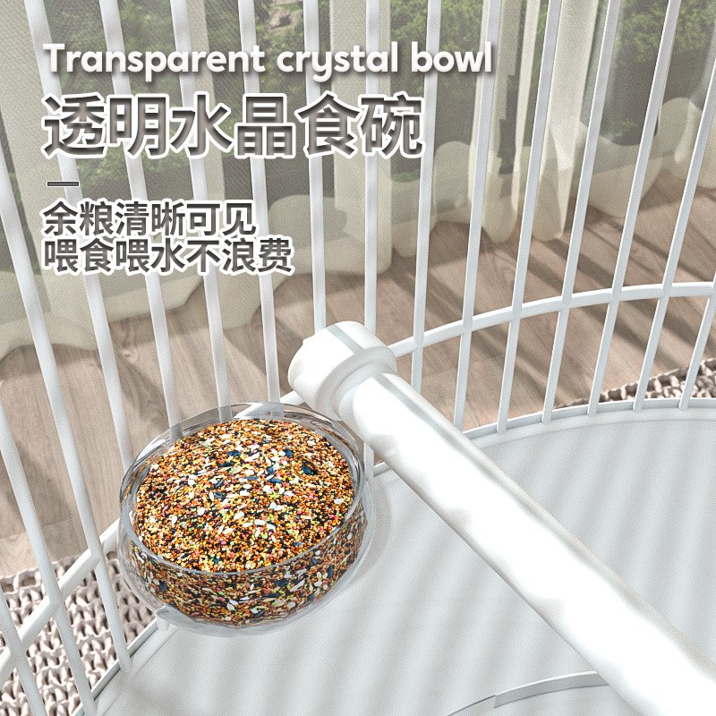 宠尚天鹦鹉外出笼手提便携鹦鹉笼子虎皮牡丹玄凤观赏外带圆形鸟笼