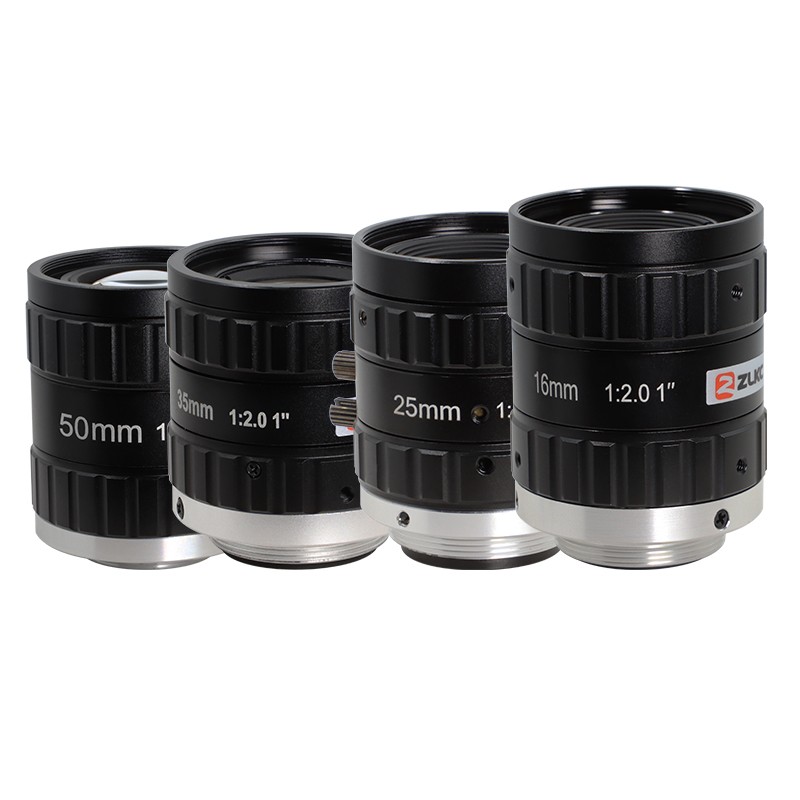 1200万工业相机镜头8mm 12mm 16mm 25mm50mm低畸变工业镜头C口1寸