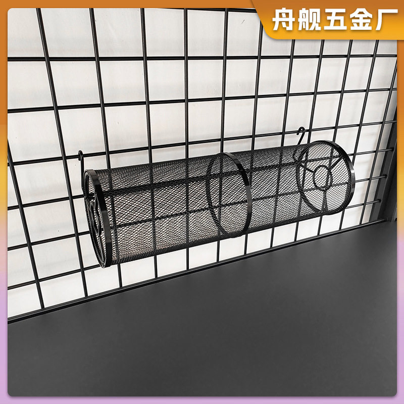40cm挂网头扣架铁艺镂空挂网格饰品陈列架夜市摆摊发箍展示架