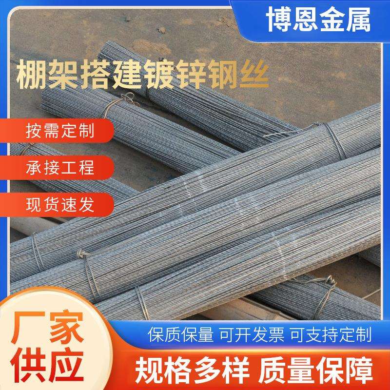 铝包调直钢丝果园搭架用护栏围网大棚防护网镀锌铁丝网