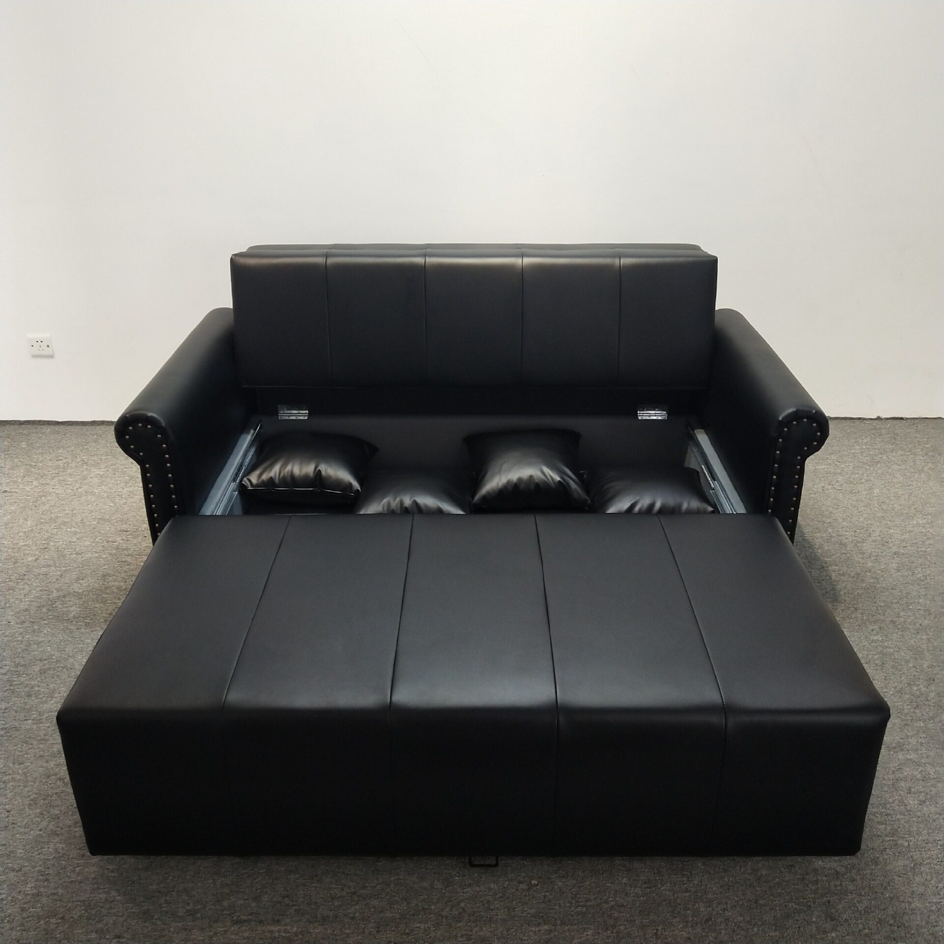 多功能现代简约折叠午休床办公室书房客厅公寓酒店两用沙发