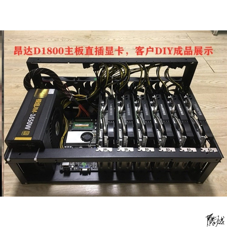 多显卡架子台式机16卡支架机房外置电脑架机架绝缘服务器开放式