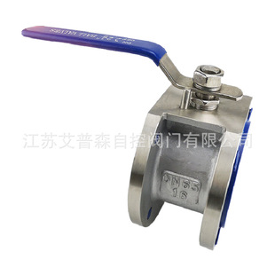 316L不锈钢意式 304 薄型对夹法兰球阀 16P薄型对夹法兰球阀 Q71F