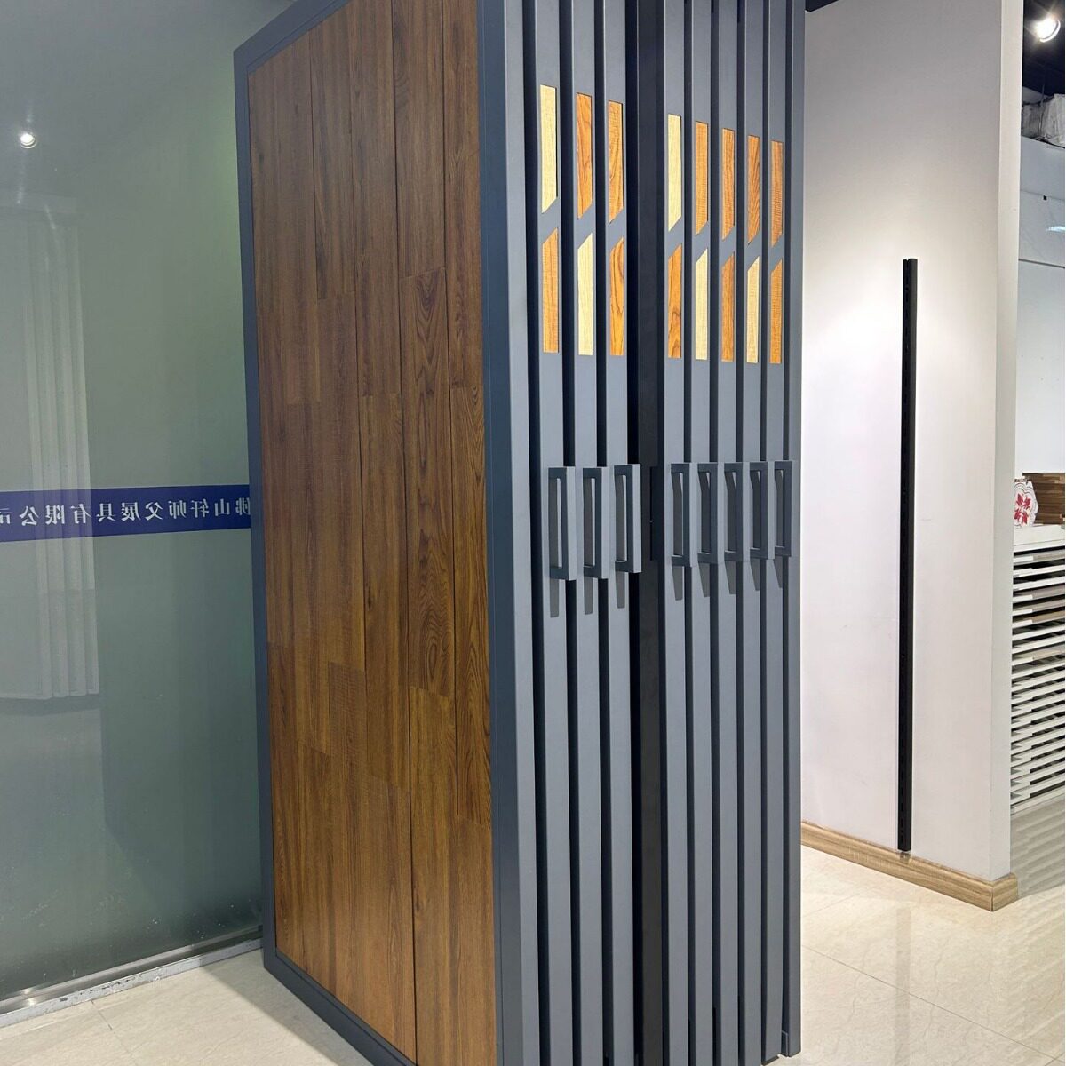 清仓瓷砖展示架抽拉架瓷片木地板岩板石材小样色板落地立式展示架